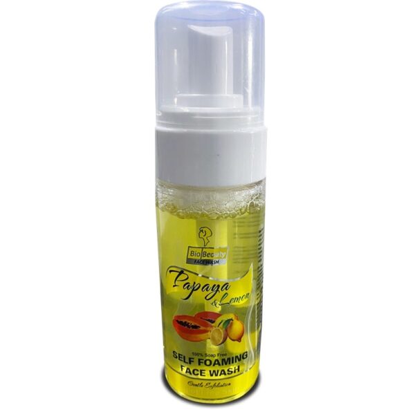 Papaya & Lemon Foaming Self Foaming Face Wash (150ml)